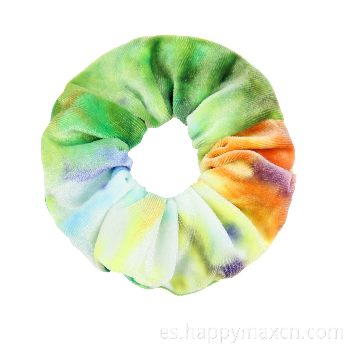 Lindas bandas de cabello diaditas Tie Dye Banda para el cabello para mujeres Material de terciopelo Bandas de anillo elástica para niñas Cordillera